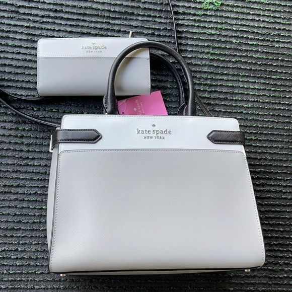 kate spade Handbags - Kate Spade Staci Colorblock Medium Satchel & Staci Colorblock Large Slim Bifold